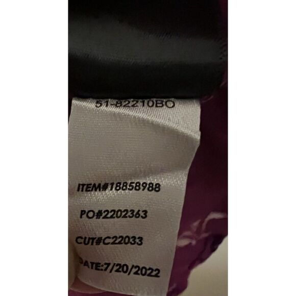 Torrid Burnout Velvet Floral Long Sleeve Blouse Magenta Boho Sz 2 Stunning - Picture 10 of 11